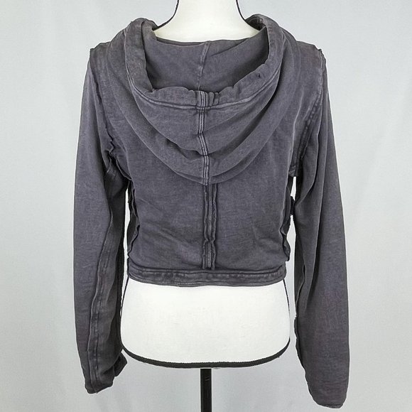 Free People You Asked For It Moto Hooded Jacket, Small - Picture 4 of 7